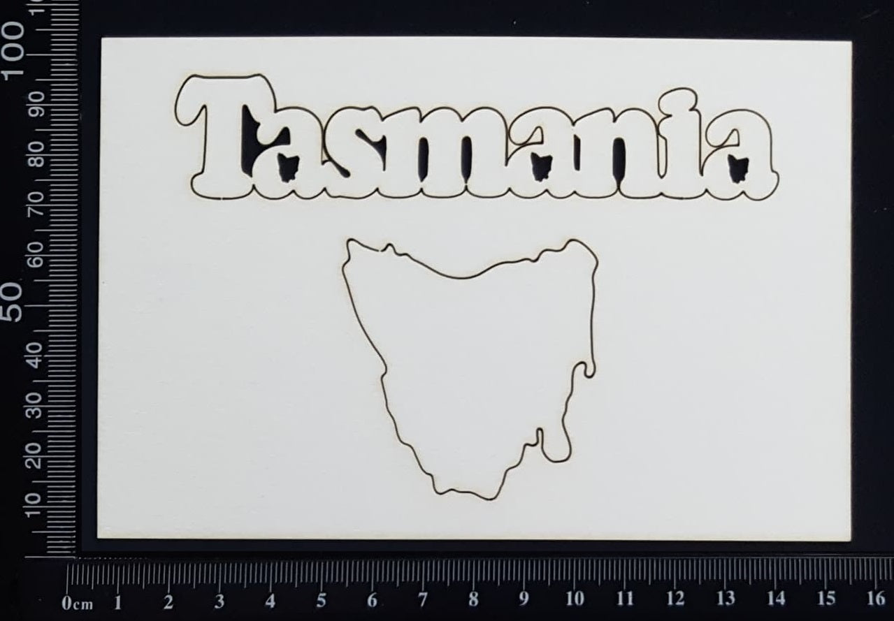 Tasmania - A - White Chipboard