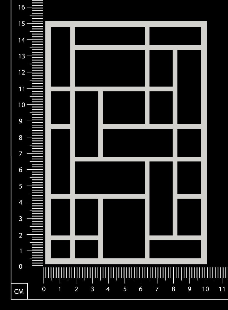 Tessellation Mesh - AA - White Chipboard