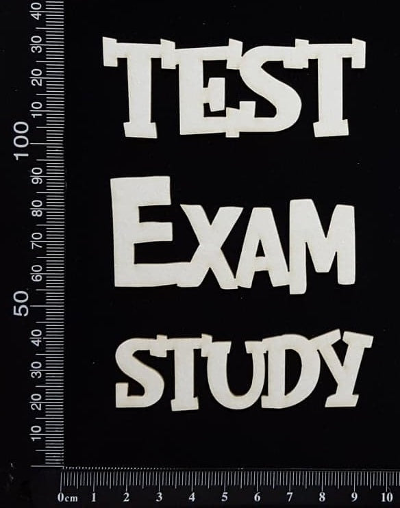 Test Exam Study - White Chipboard