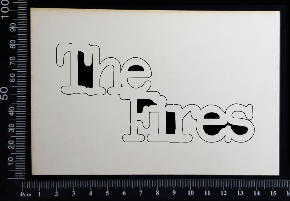 The Fires - B - White Chipboard