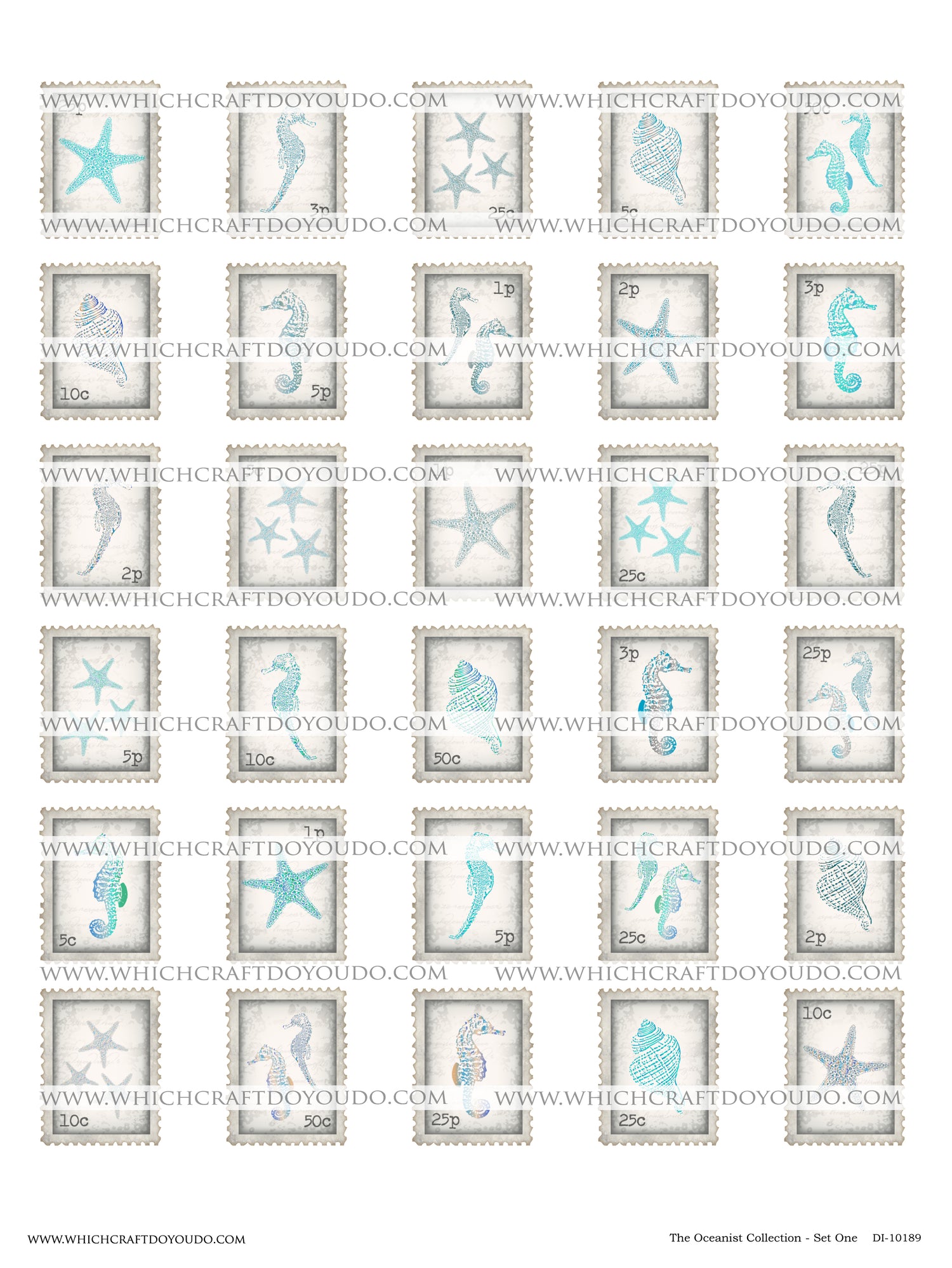 The Oceanist Collection - Set One - DI-10189 - Digital Download