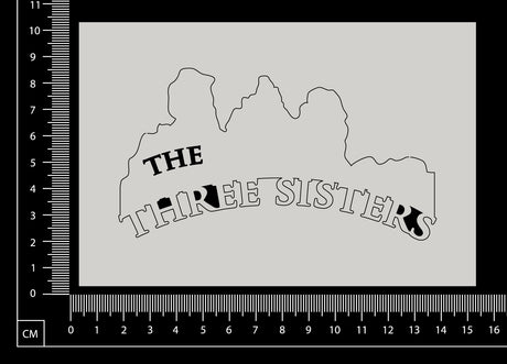 The Three Sisters - A - White Chipboard