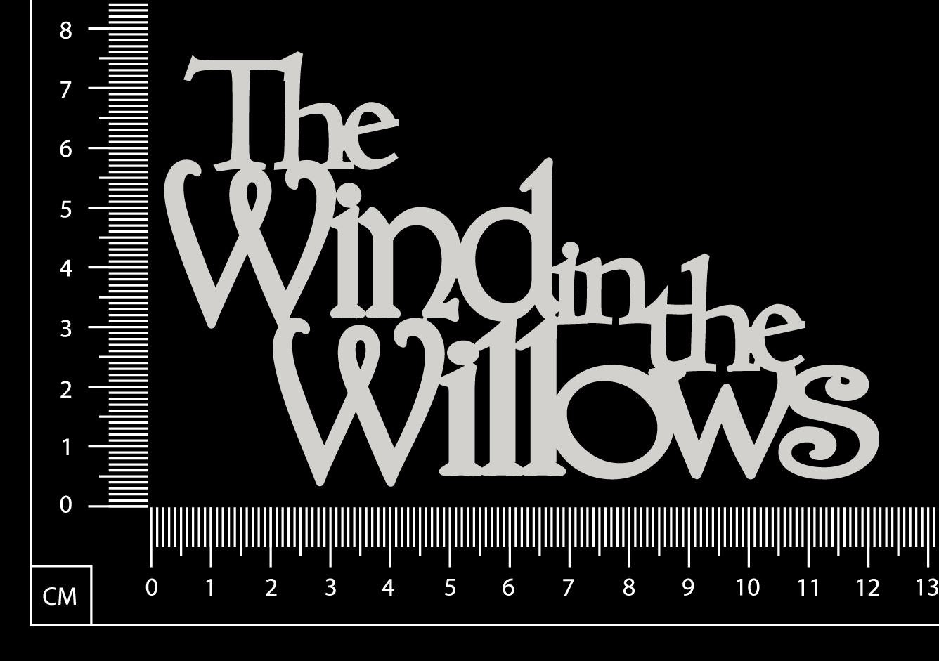 The Wind in the Willows - White Chipboard