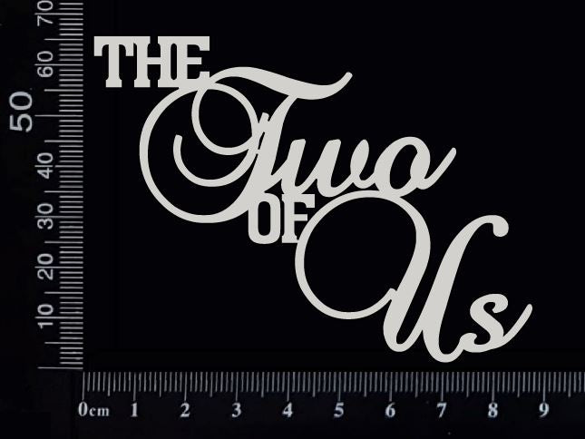 The Two of Us - Small - White Chipboard