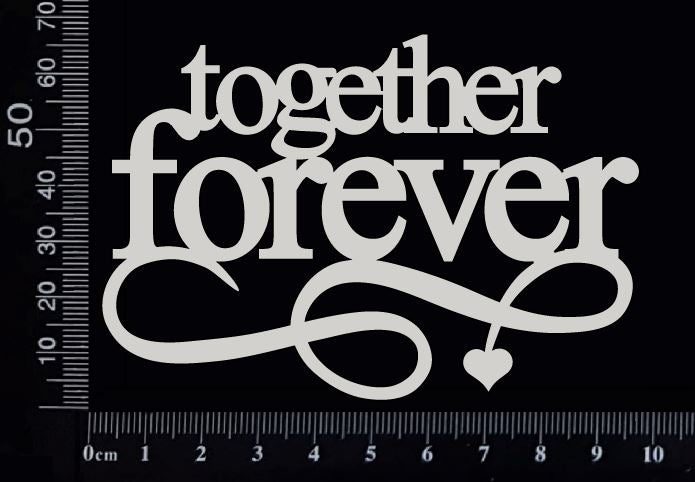 Together Forever - Small - White Chipboard