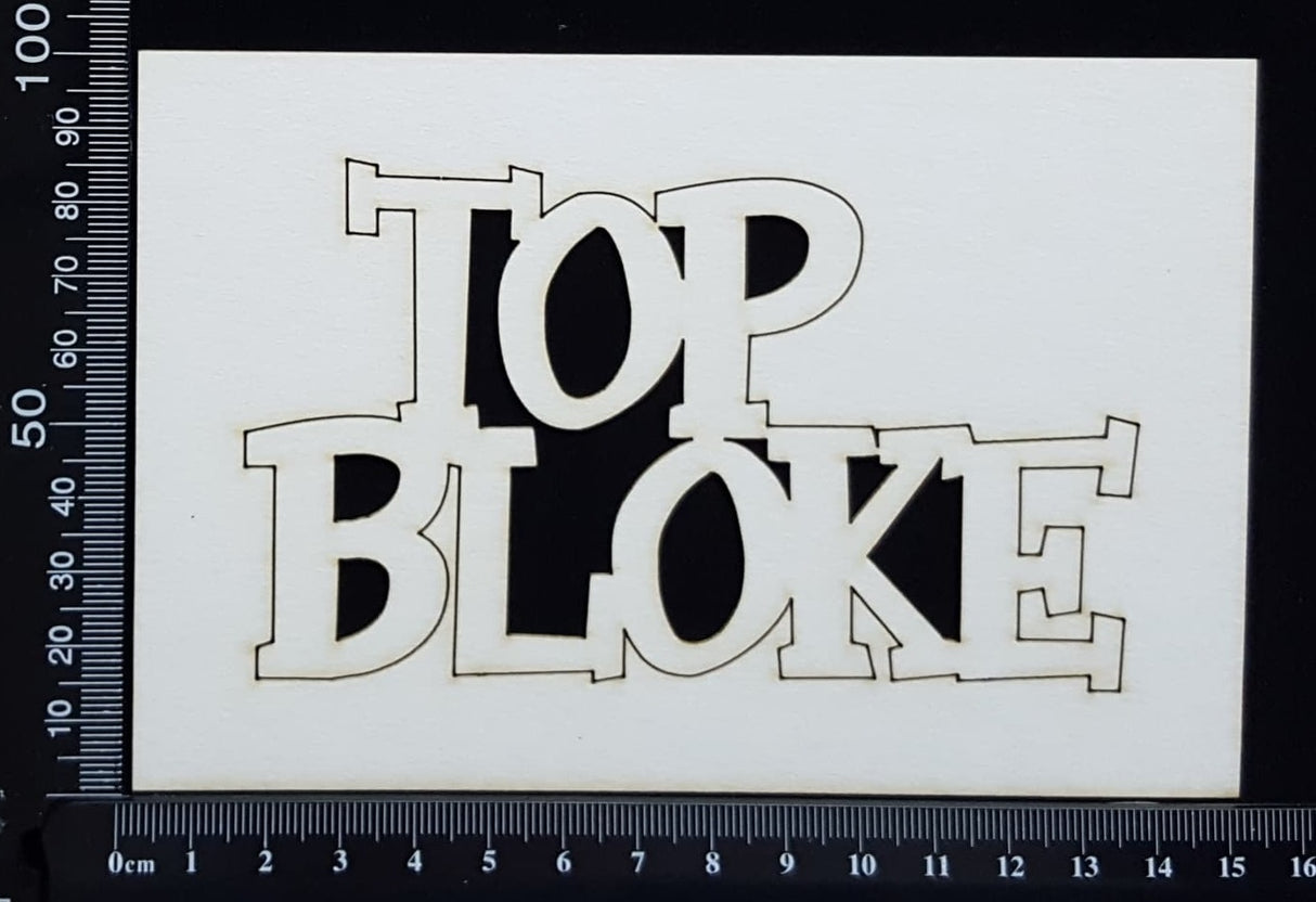 Top Bloke - White Chipboard