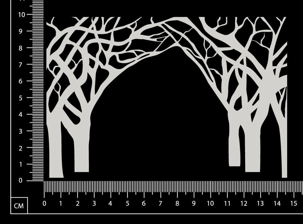 Tree Arch - Small - White Chipboard
