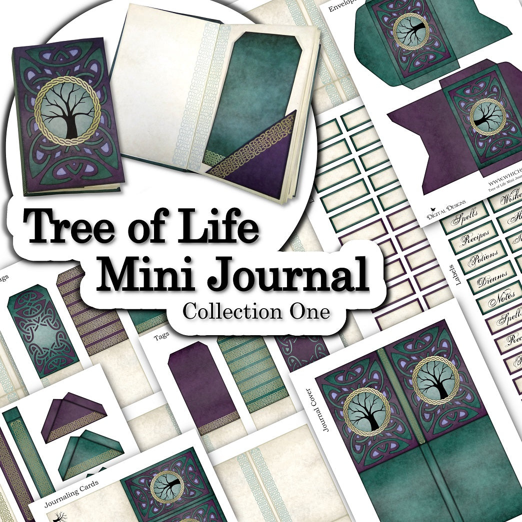 Tree of Life Mini Journal - Collection One - DI-10067 - Digital Download