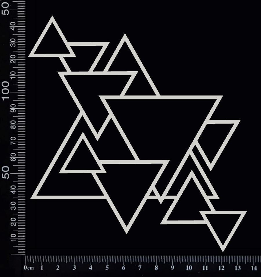 Triangle Mesh - White Chipboard