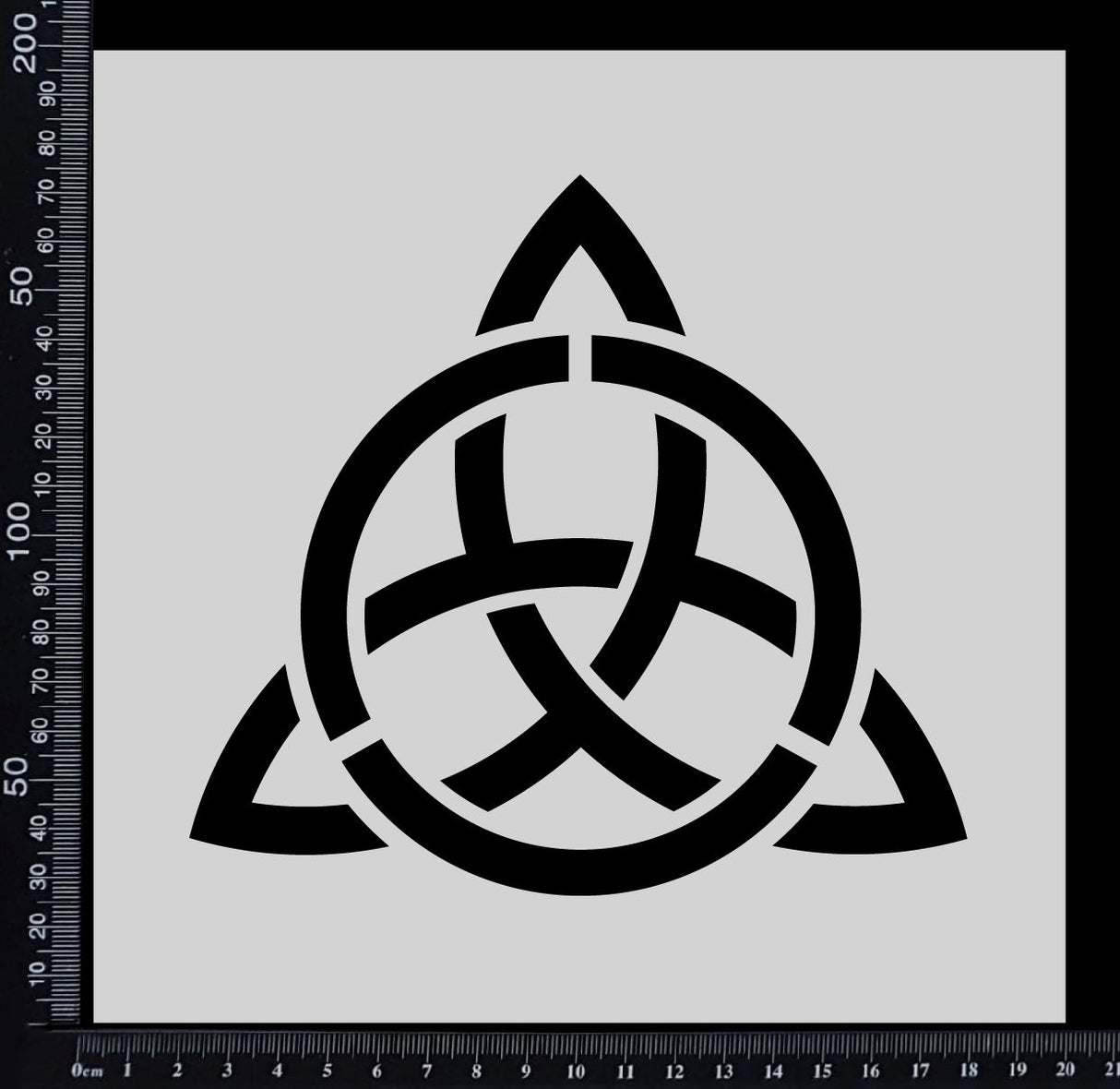 Triquetra - Stencil - 200mm x 200mm