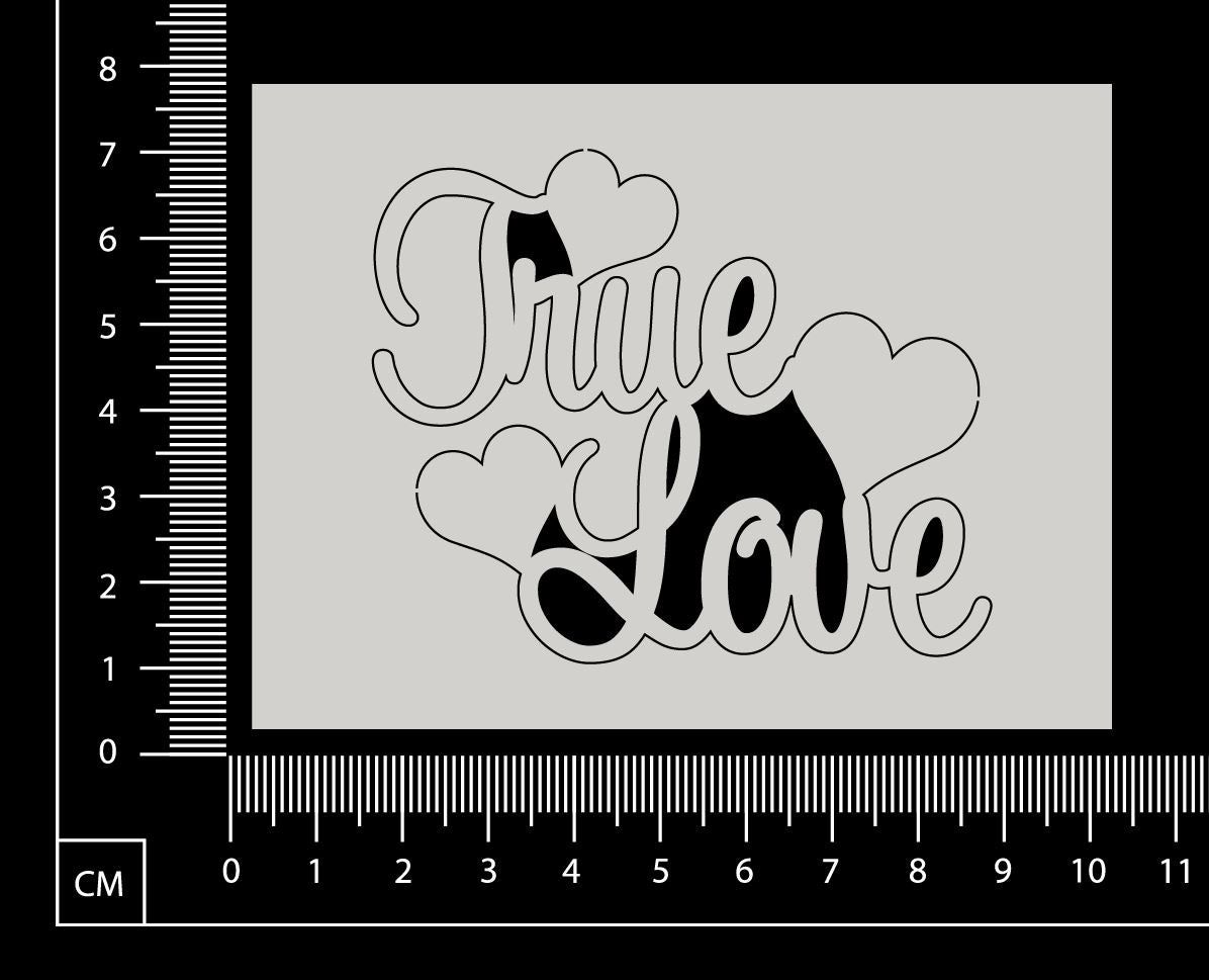 True Love - A - White Chipboard