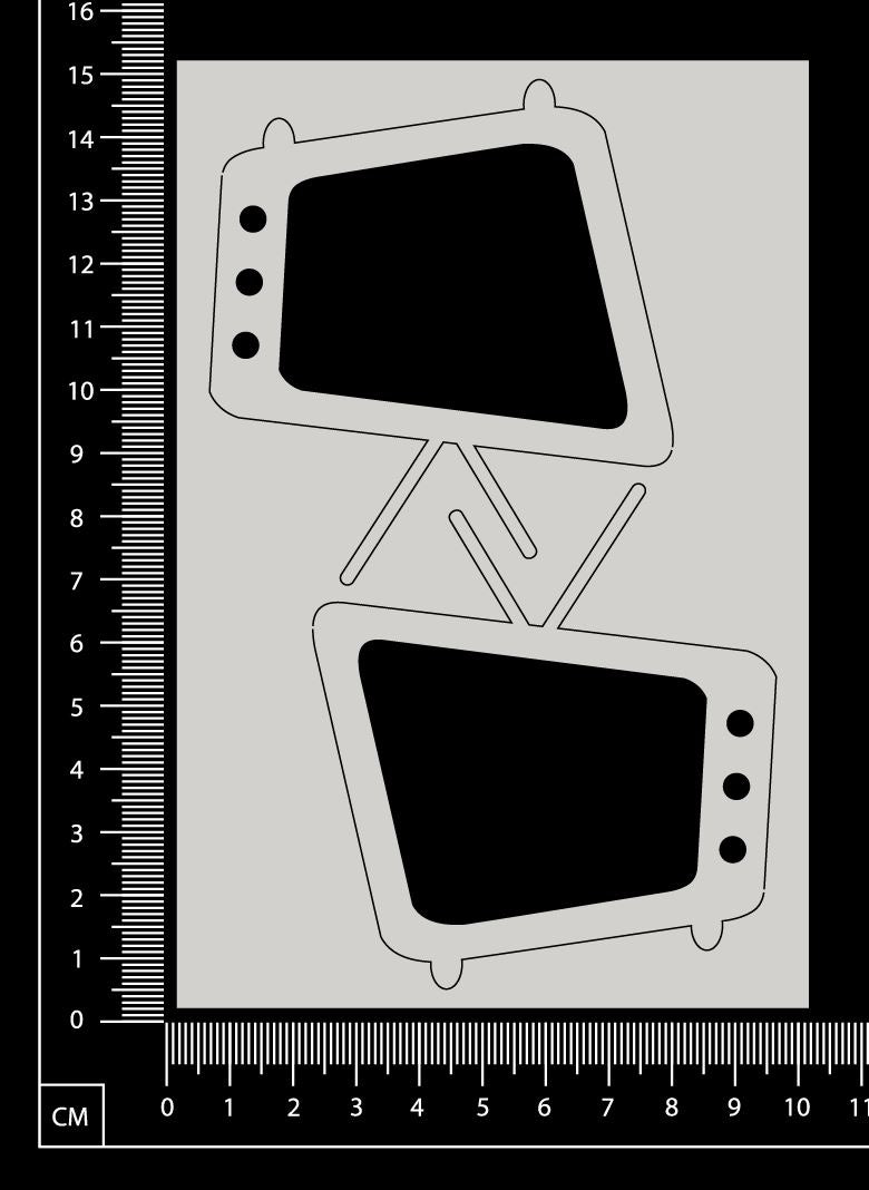 TV's - White Chipboard