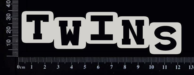 Twins - A - White Chipboard