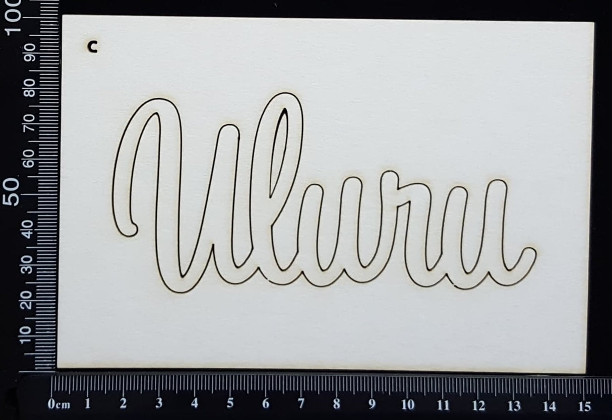 Uluru - C - White Chipboard