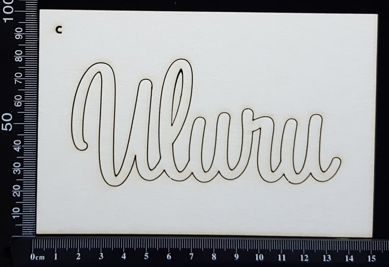 Uluru - C - White Chipboard