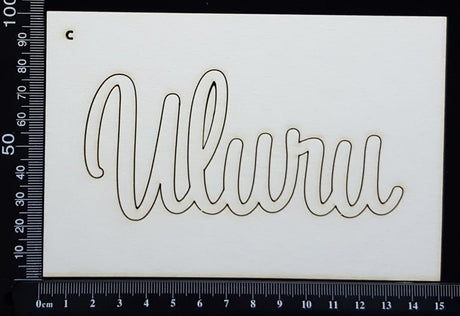 Uluru - C - White Chipboard