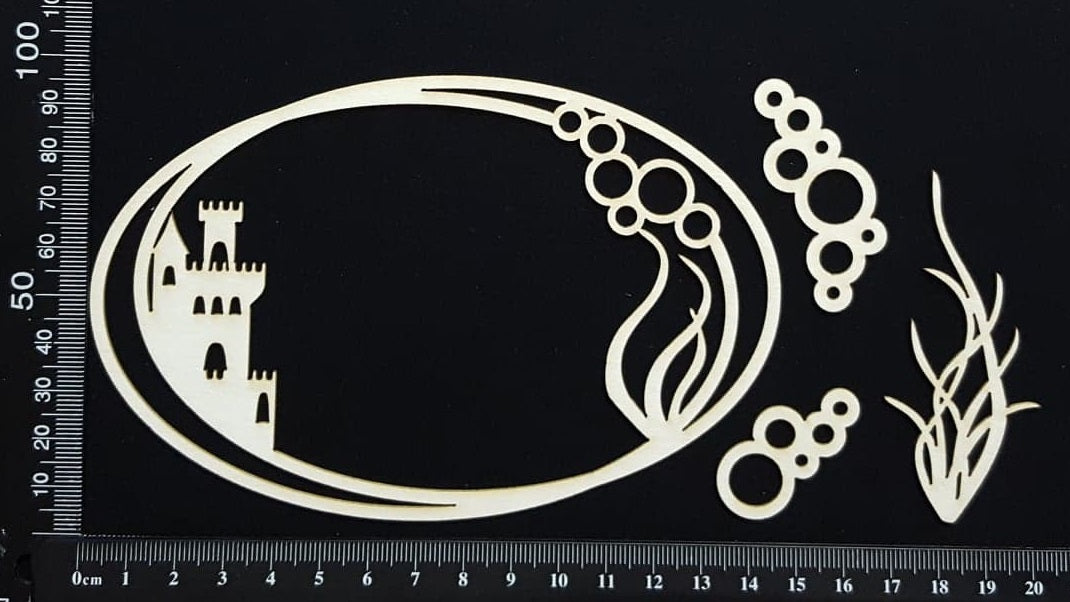 Underwater Frame Set - A - White Chipboard