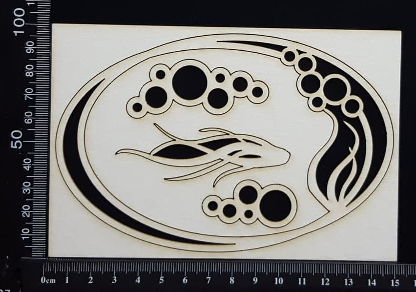 Underwater Frame Set - B - White Chipboard