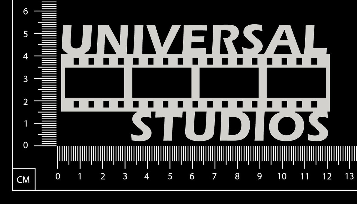 Universal Studios - White Chipboard
