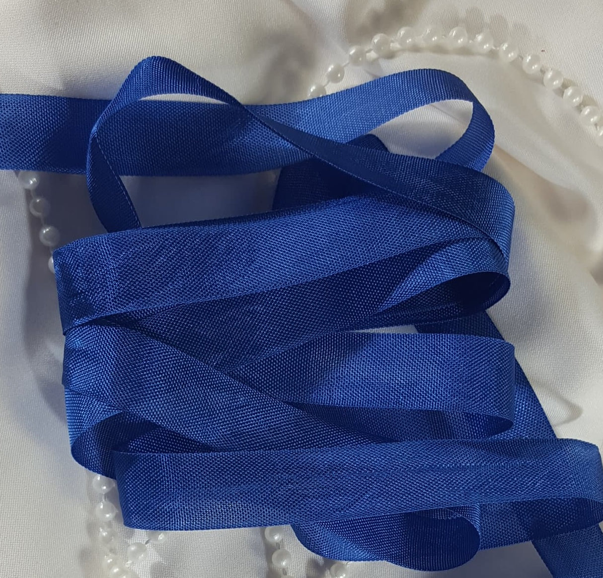 Seam Binding - VC - Losang Blue - 5 meters