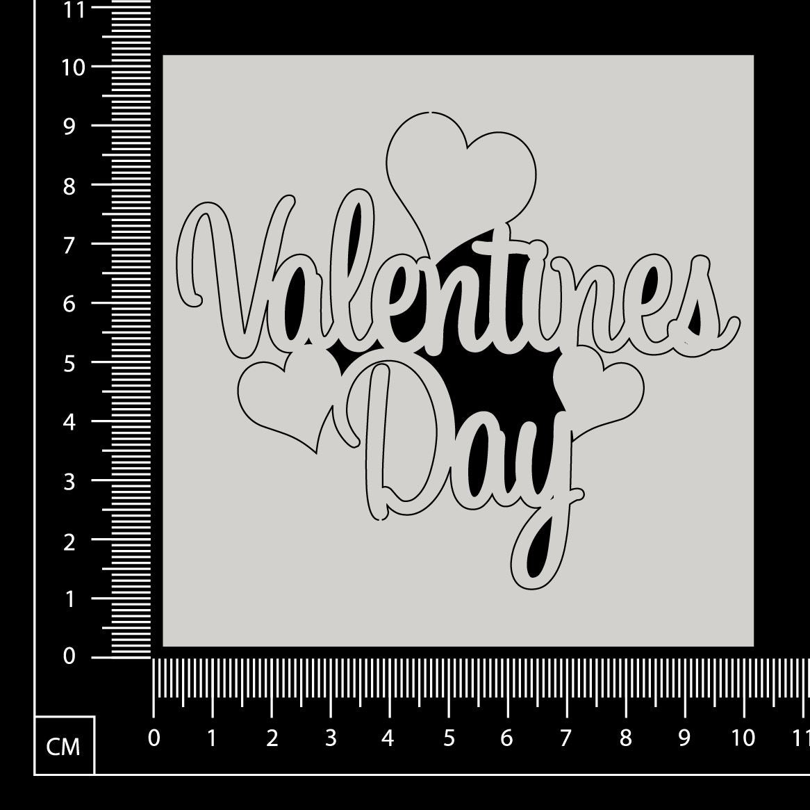 Valentines Day - White Chipboard