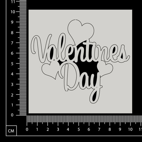 Valentines Day - White Chipboard