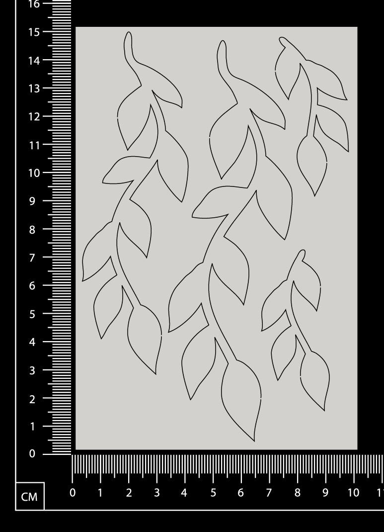 Vines Set - B - White Chipboard