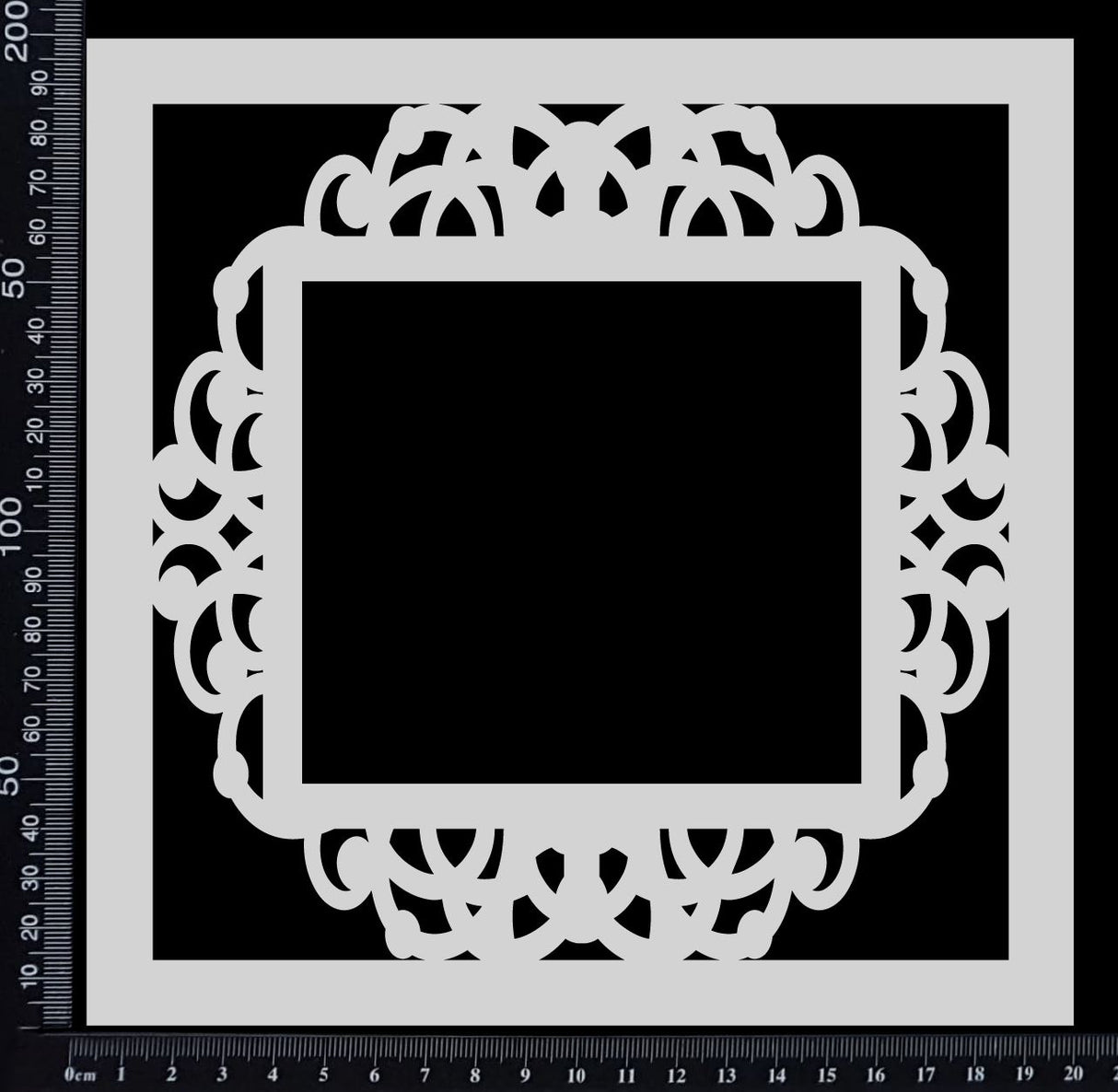 Vintage Frame - Stencil - 200mm x 200mm
