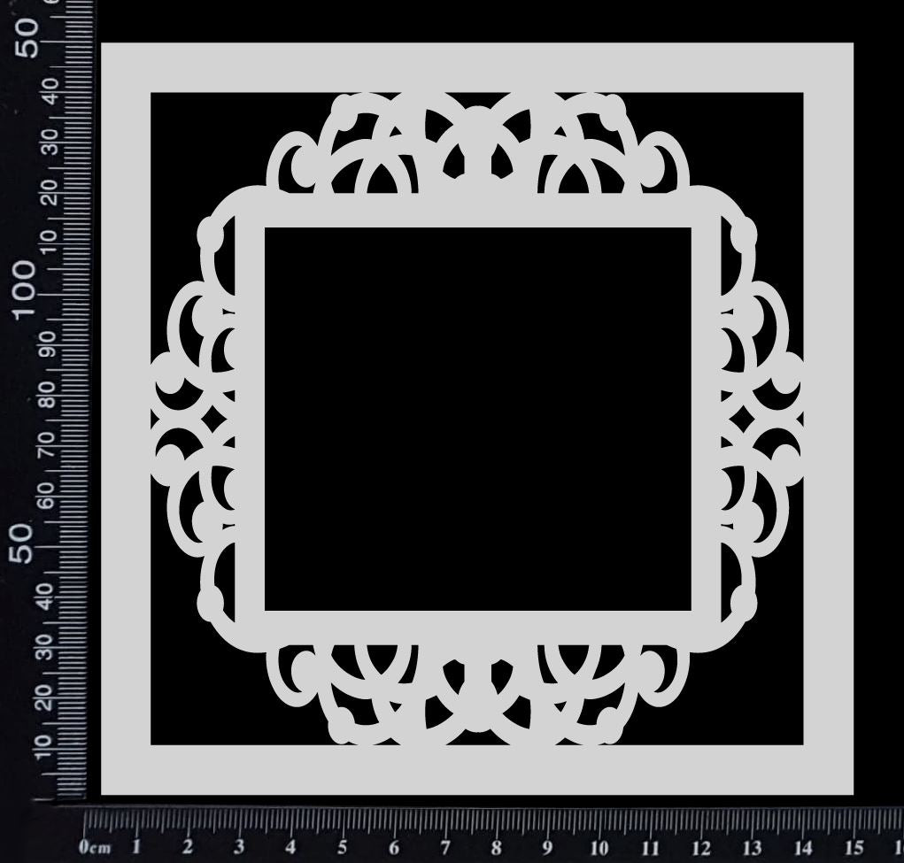 Vintage Frame - Stencil - 150mm x 150mm