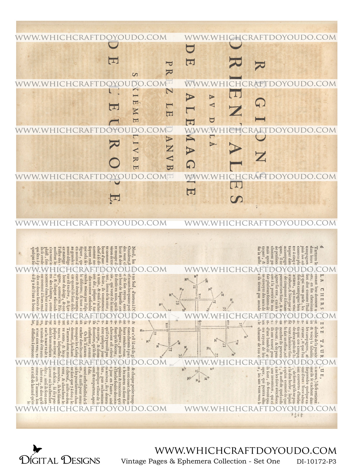 Vintage Pages & Ephemera Collection - Set One - DI-10172 - Digital Download