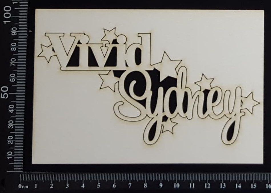 Vivid Sydney - A - White Chipboard