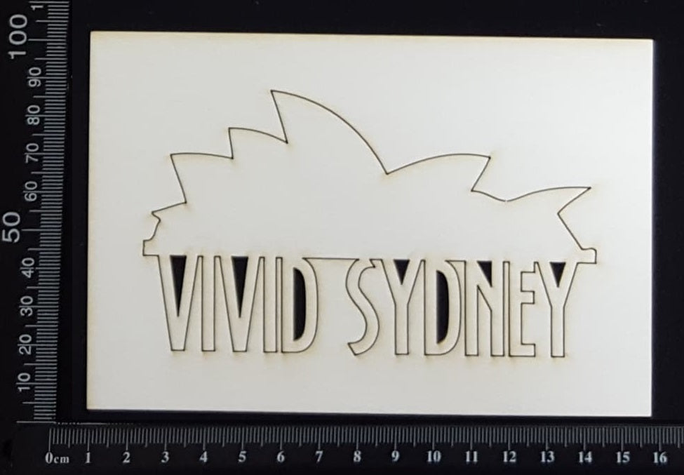 Vivid Sydney - B - White Chipboard