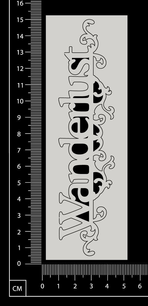 Wanderlust - C - White Chipboard