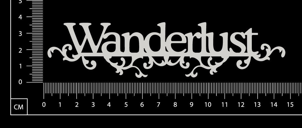 Wanderlust - C - White Chipboard