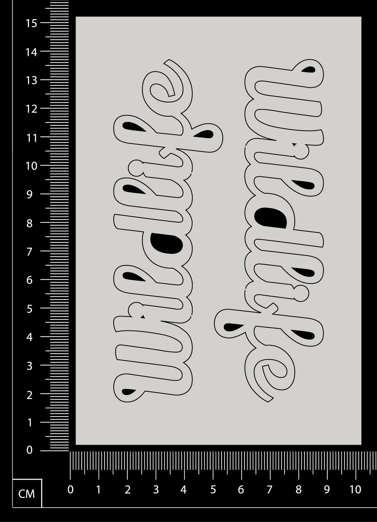 Wildlife - Set of 2 - White Chipboard