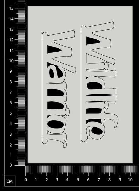 Wildlife Warrior - White Chipboard