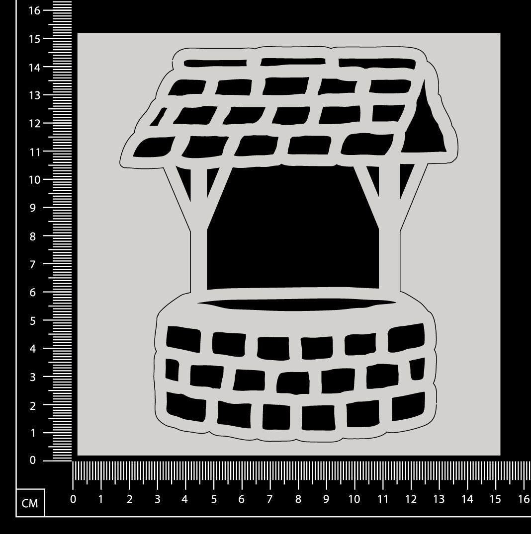 Wishing Well - A - Large - White Chipboard