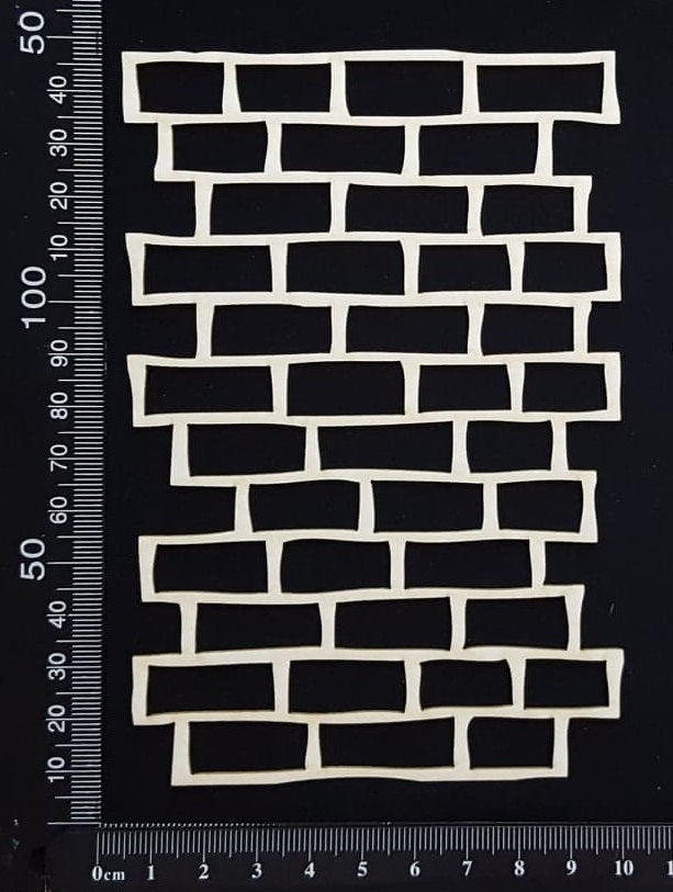 Wonky Bricks - White Chipboard