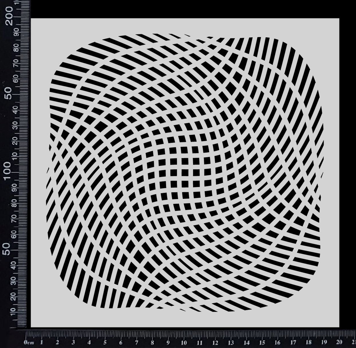 Woven Warped - Stencil - 200mm x 200mm