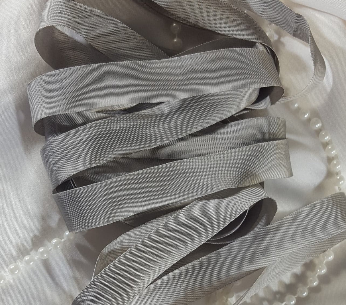 Seam Binding - XM - Vintage Ascot Grey - 5 meters