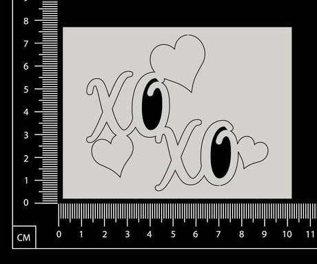 XOXO - White Chipboard