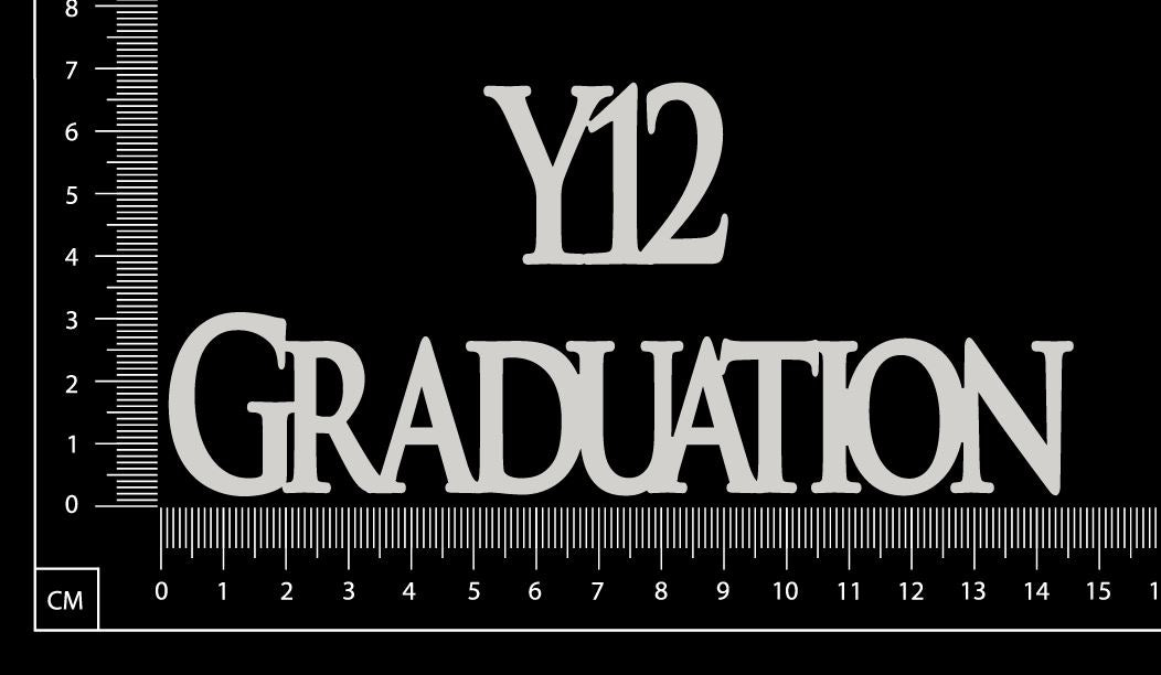 Y12 Graduation - A - White Chipboard