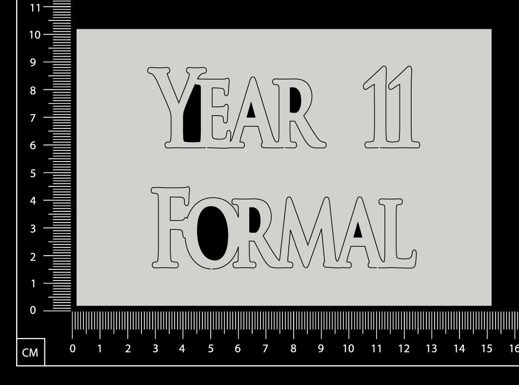 Year 11 Formal - A - White Chipboard