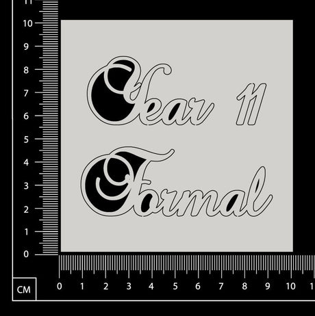 Year 11 Formal - C - White Chipboard