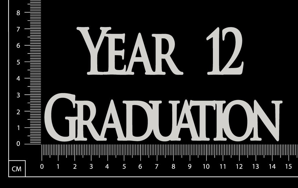 Year 12 Graduation - A - White Chipboard