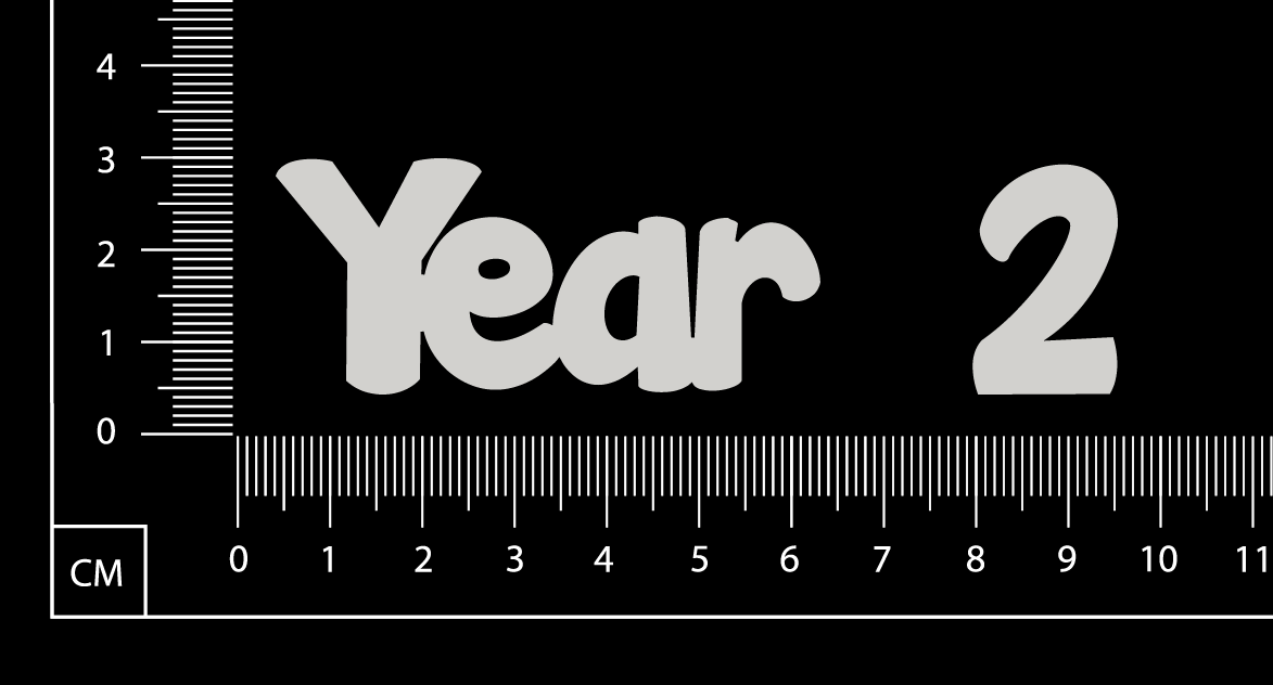 Year 2 - White Chipboard