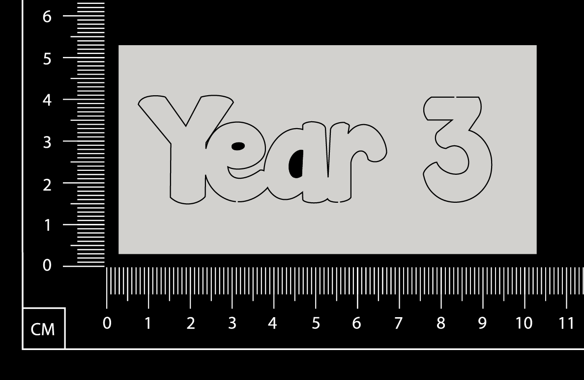 Year 3 - White Chipboard