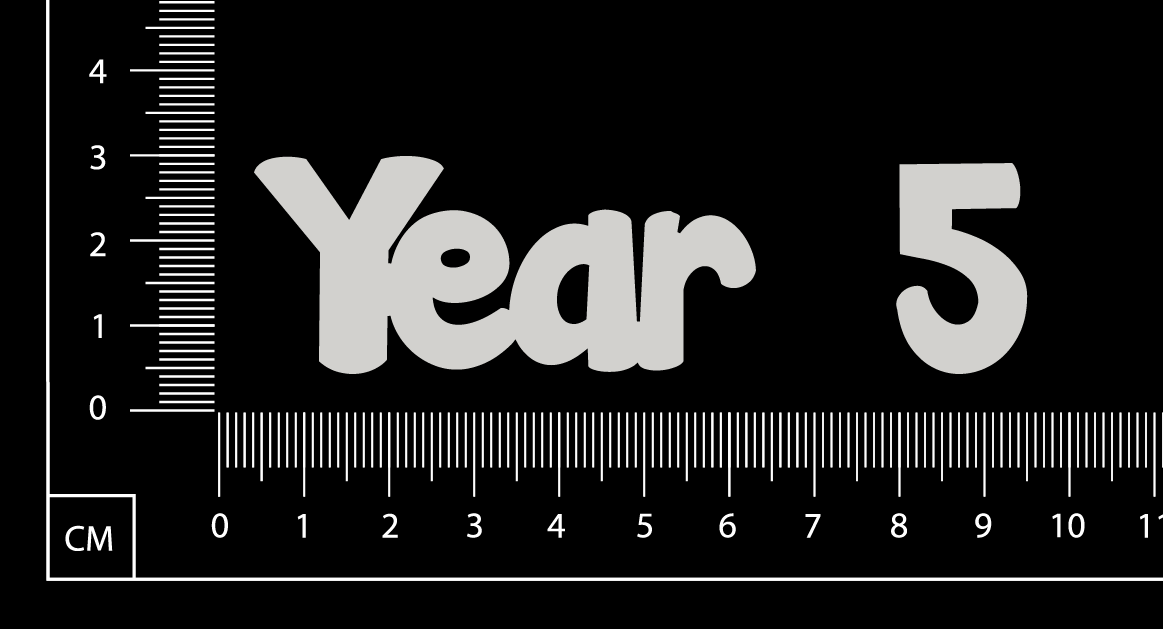 Year 5 - White Chipboard