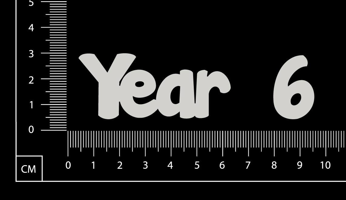 Year 6 - White Chipboard