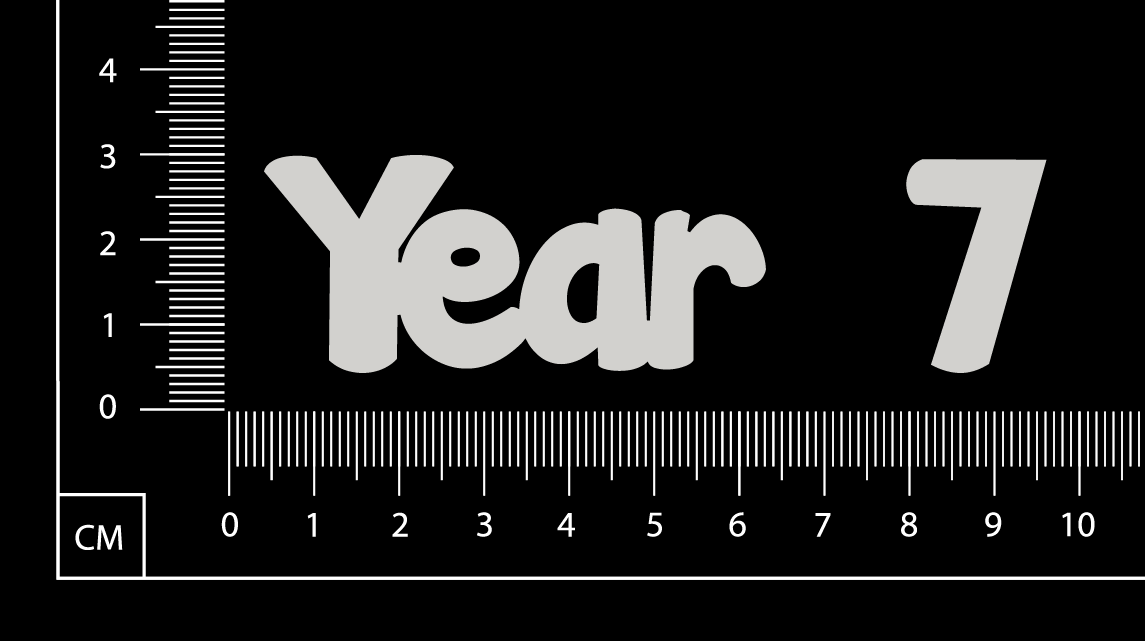 Year 7 - White Chipboard